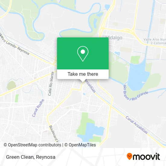 Green Clean map