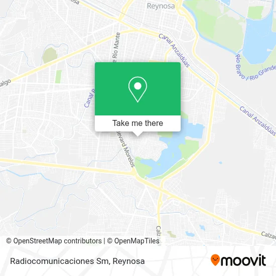 Radiocomunicaciones Sm map