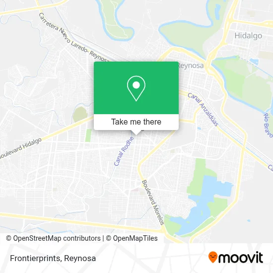 Frontierprints map