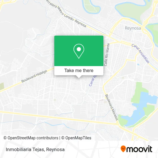 Inmobiliaria Tejas map