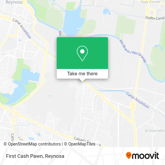 First Cash Pawn map