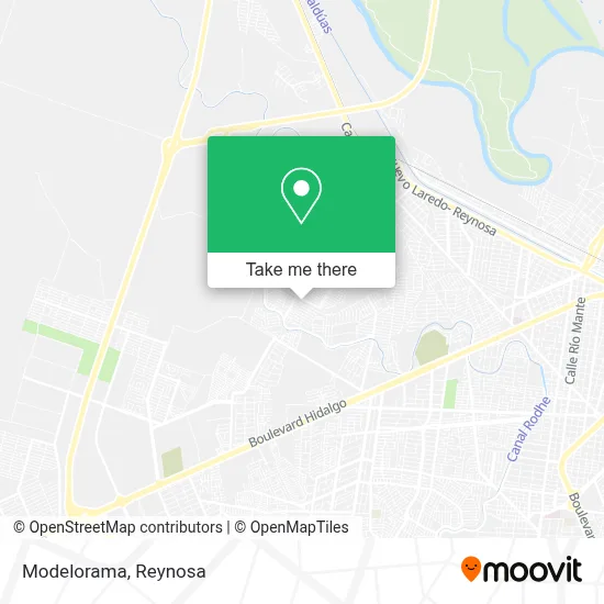 Modelorama map
