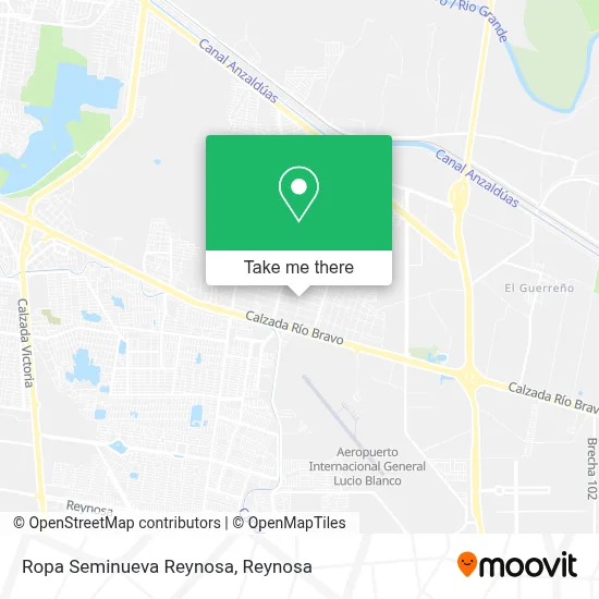 Ropa Seminueva Reynosa map