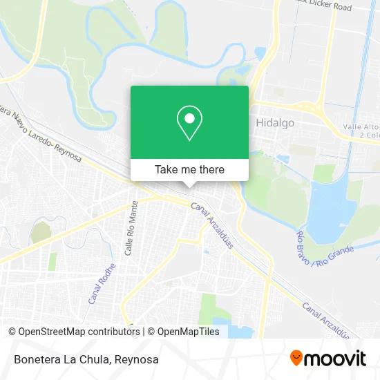 Bonetera La Chula map