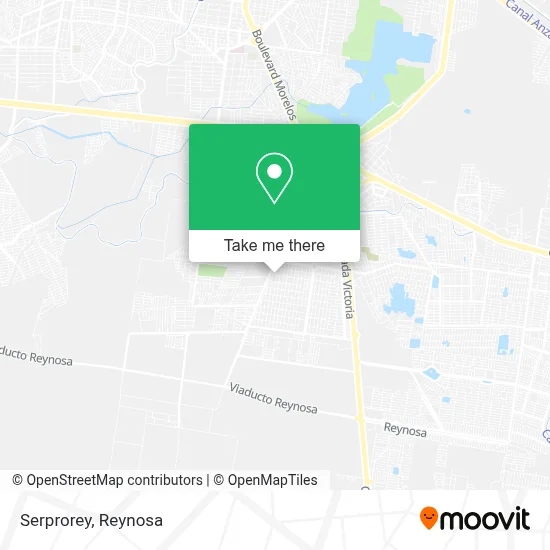 Serprorey map