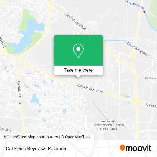 Col.Fracc Reynosa map