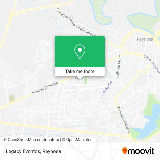 Legacy Eventos map