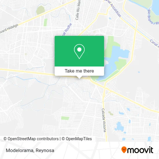 Modelorama map