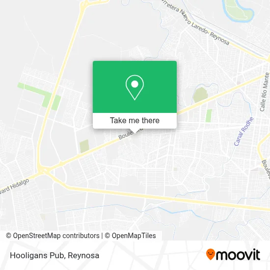 Hooligans Pub map