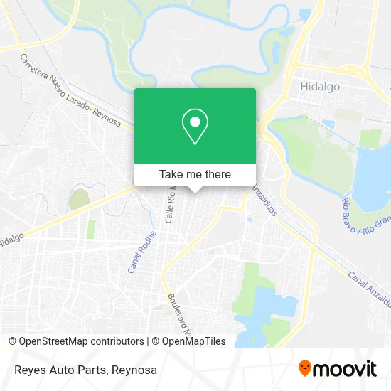 Reyes Auto Parts map