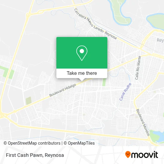 First Cash Pawn map