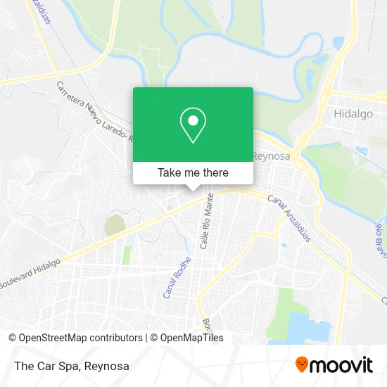 The Car Spa map