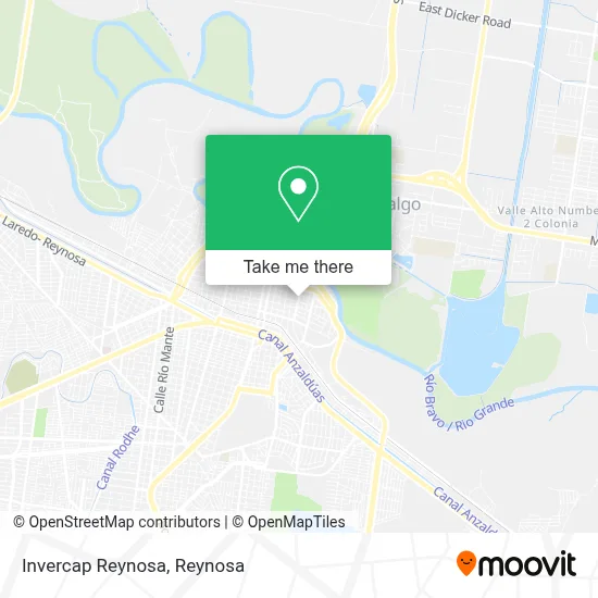 Invercap Reynosa map