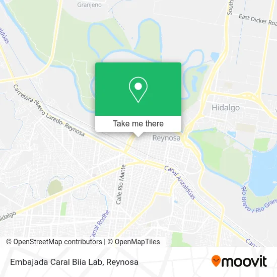 Embajada Caral Biia Lab map