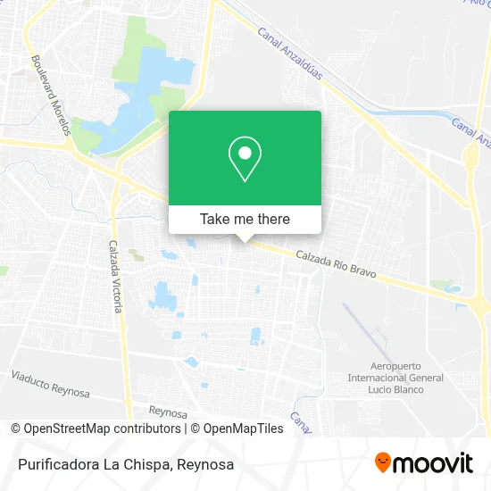Purificadora La Chispa map