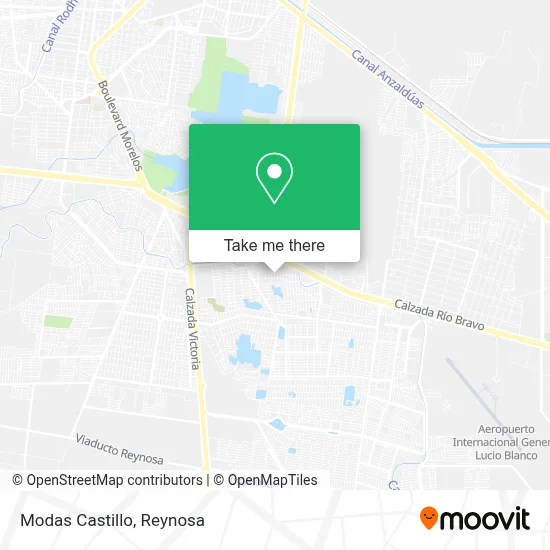 Modas Castillo map