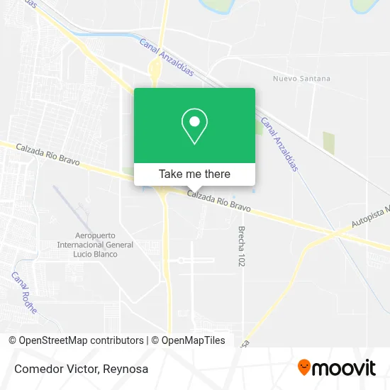 Comedor Victor map