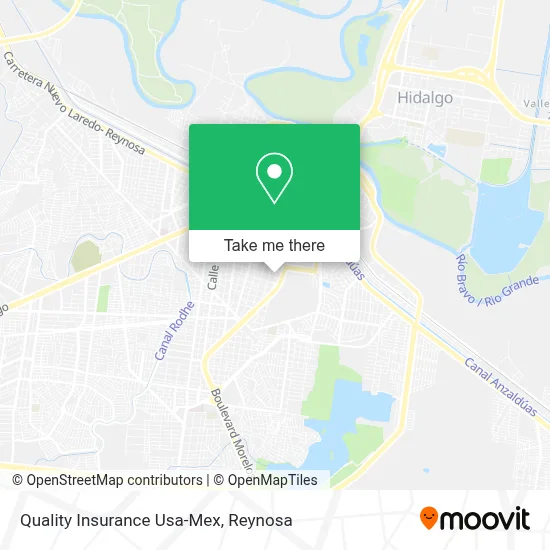 Quality Insurance Usa-Mex map