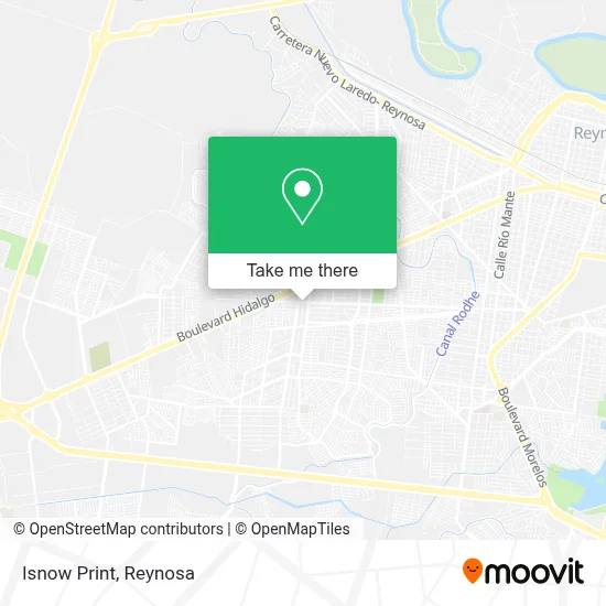 Isnow Print map