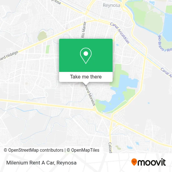 Milenium Rent A Car map