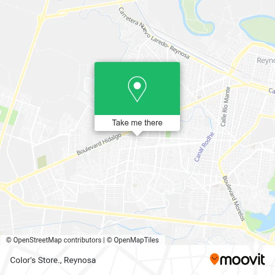 Color's Store. map
