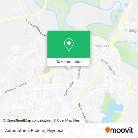 Automotores Ruben's map