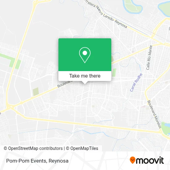 Pom-Pom Events map