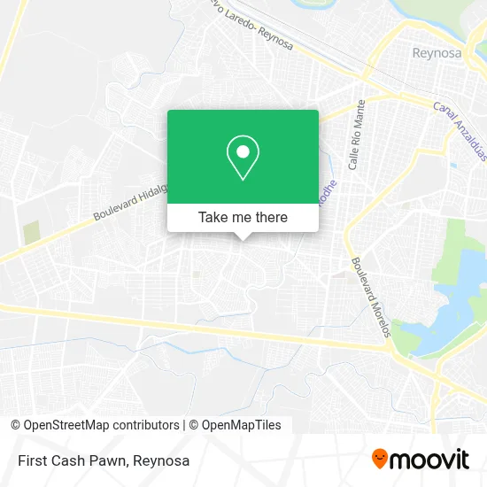 First Cash Pawn map