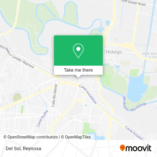 Del Sol map