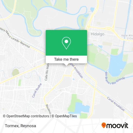 Tormex map