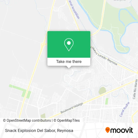 Snack Explosion Del Sabor map