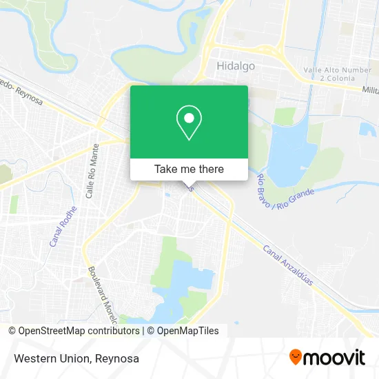 Western Union map