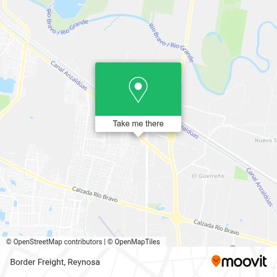 Border Freight map