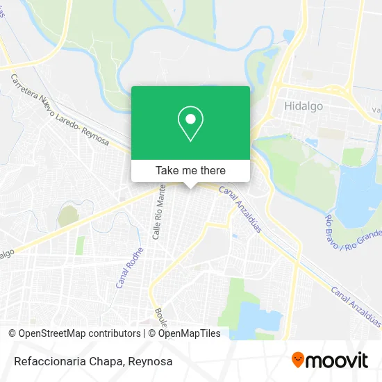 Refaccionaria Chapa map
