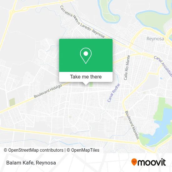 Balam Kafe map