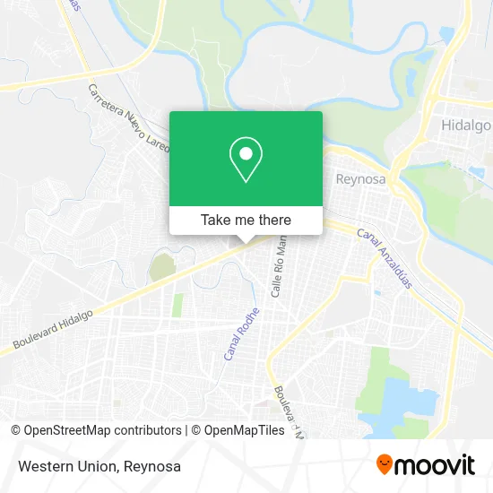 Western Union map