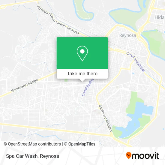 Spa Car Wash map