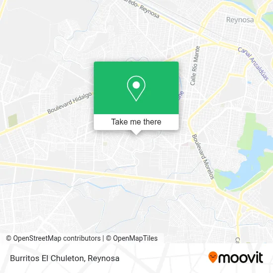 Burritos El Chuleton map