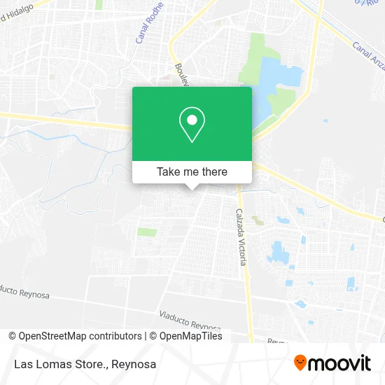 Las Lomas Store. map