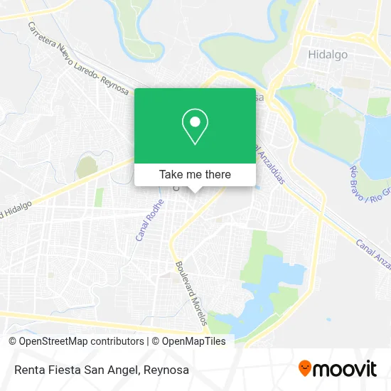 Renta Fiesta San Angel map