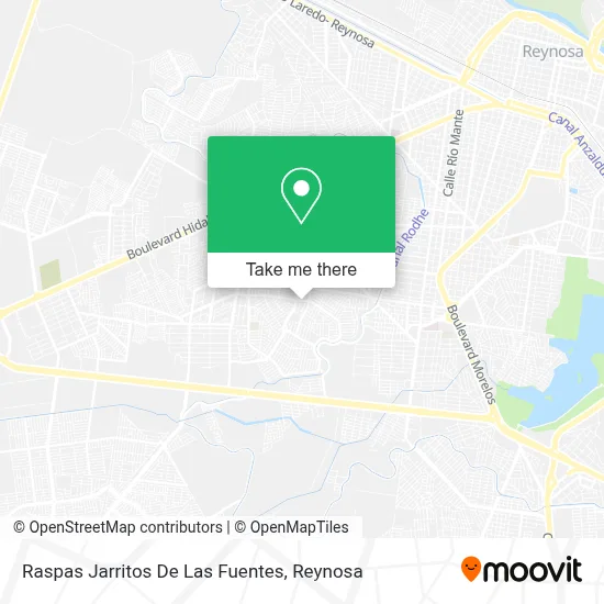 Raspas Jarritos De Las Fuentes map