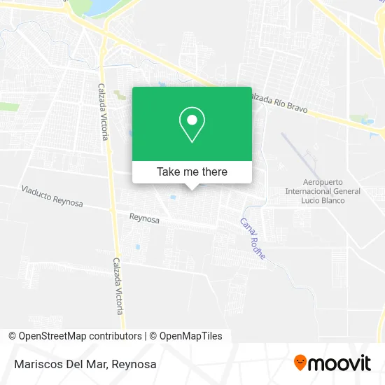 Mariscos Del Mar map