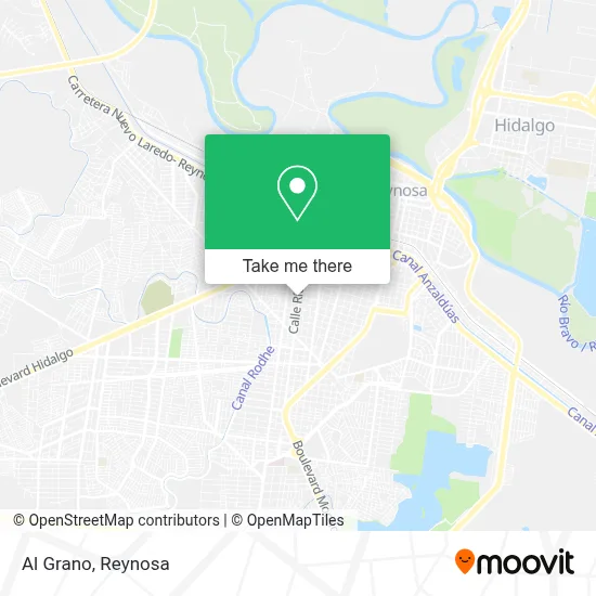 Al Grano map