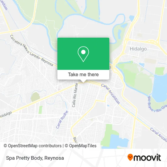 Spa Pretty Body map