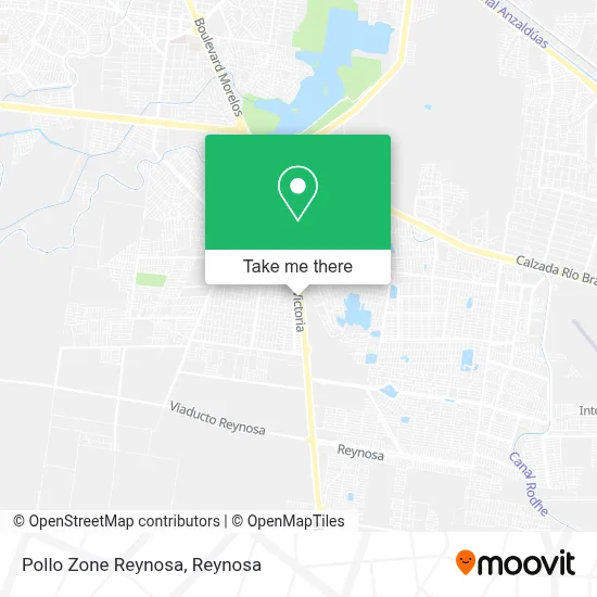 Pollo Zone Reynosa map