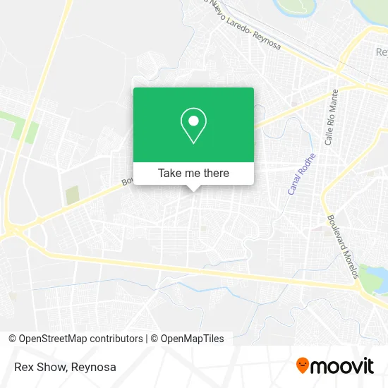 Rex Show map