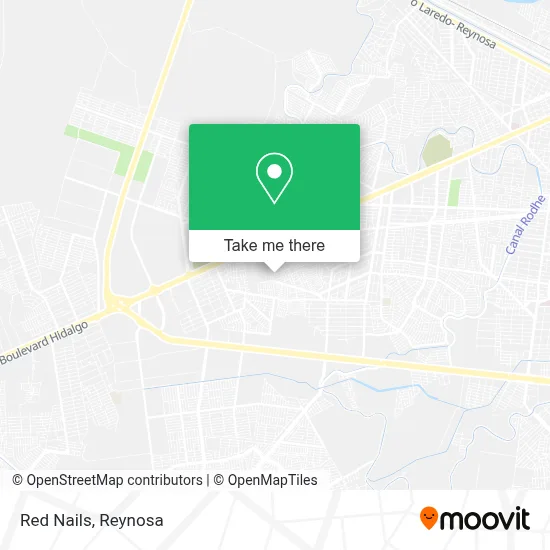 Red Nails map