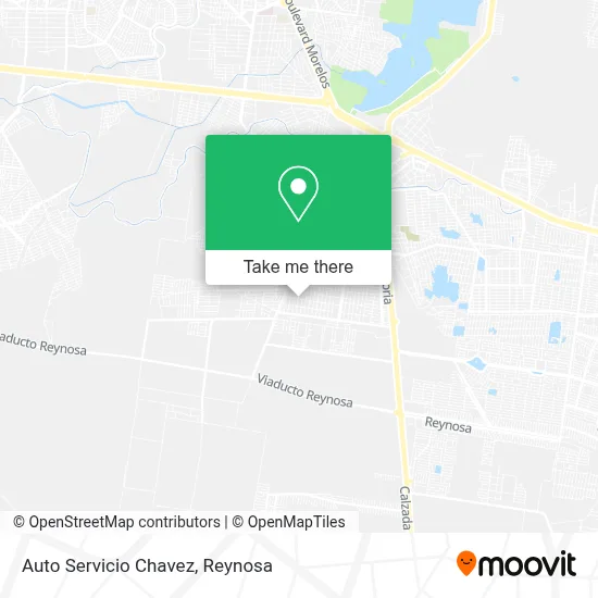 Auto Servicio Chavez map