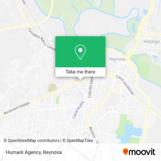 Humark Agency map