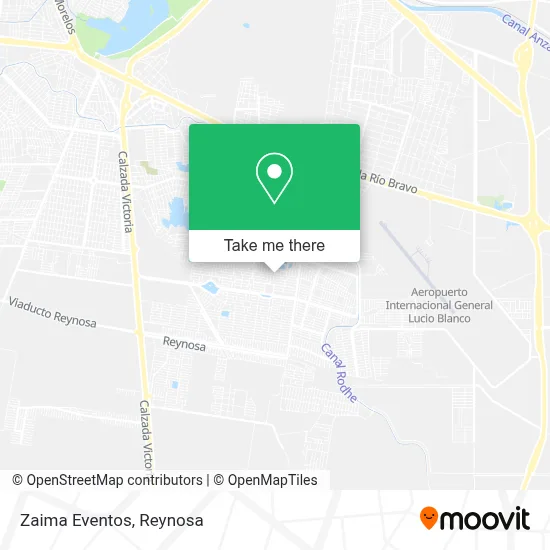 Zaima Eventos map